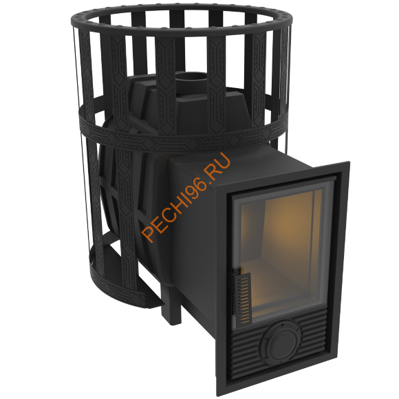 Печь банная Берёзка Воевода 15 Д-2, сетка