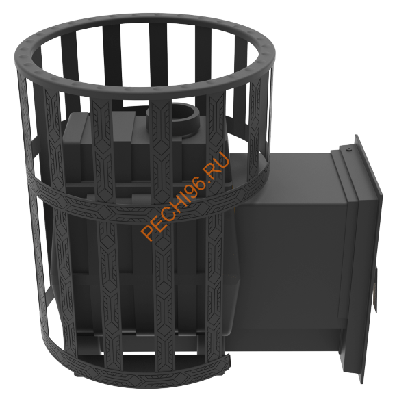 Печь банная Берёзка Воевода 15 Д-2, сетка