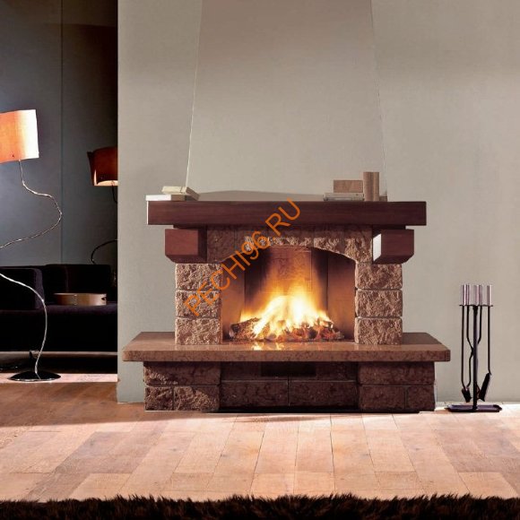 Дровяной камин EdilKamin AMELIA DUE с топкой NUOVO K75