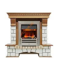 Электрокамин Dimplex Pierre Luxe с очагом Chesford дуб/ белый