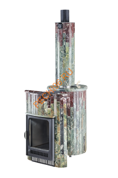 Печь банная Ферингер Малютка ПФ Жадеит+Россо Леванте