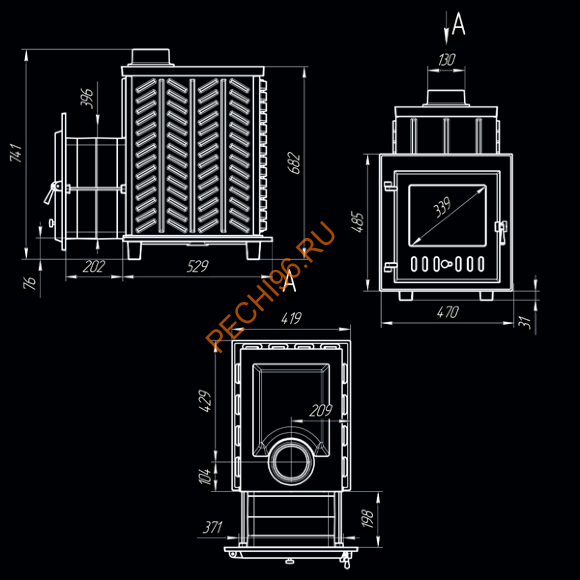Печь банная Гефест GFS ЗК 30 (М)