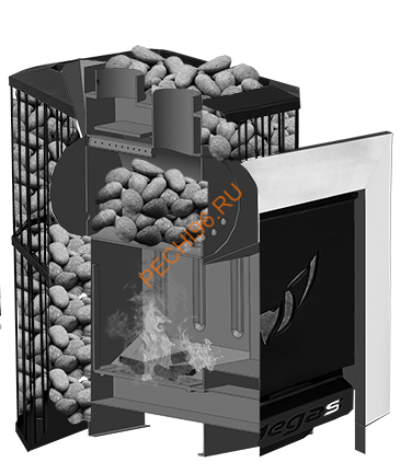 Печь банная Пегас 16 Эконом сетка Печь банная Пегас 16 Эконом сетка