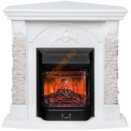Электрокамин RealFlame Athena Corner WT с очагом Majestic Lux BL