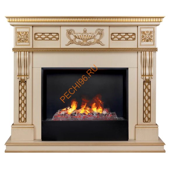 Электрокамин RealFlame Corsica Lux 26 с Black вставкой + 3D Cassette 630