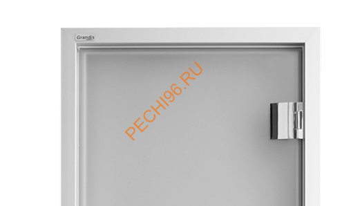 Дверь стеклянная Grandis GS 8х20-G-Н-Si коробка алюминий Silver