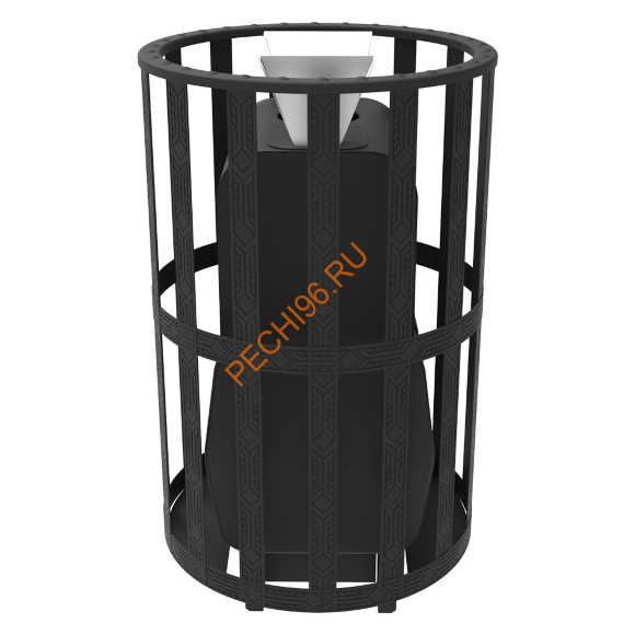 Печь-камин банная Берёзка Воевода 15 Д-2 ЗК, сетка