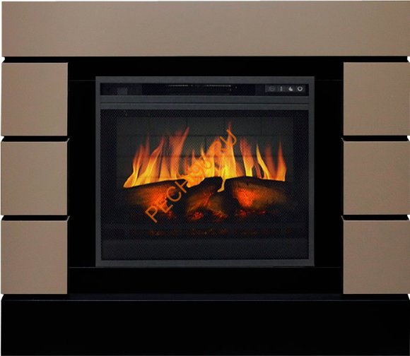 Электрокамин Royal Flame Lindos Beige Grey с очагом Vision 23 EF LED 3D FX