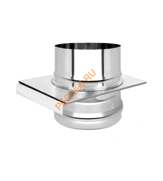 Шибер задвижной Везувий (AISI 430/0,5мм) D100мм