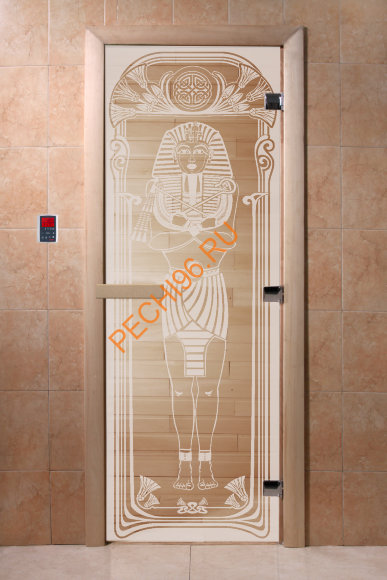 Дверь стеклянная DoorWood «Египет прозрачная», 1700х700 мм