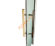 Дверь стеклянная Grandis GS 8х20-М-S-Si коробка алюминий Silver, ручка Абаш