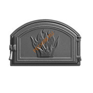 Дверка ВЕЗУВИЙ каминная 223 (Антрацит)