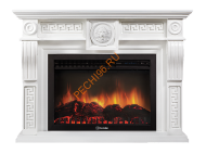 Электрокамин Electrolux EFP/P-3020LS с порталом Firelight Vittoriano 30, белый