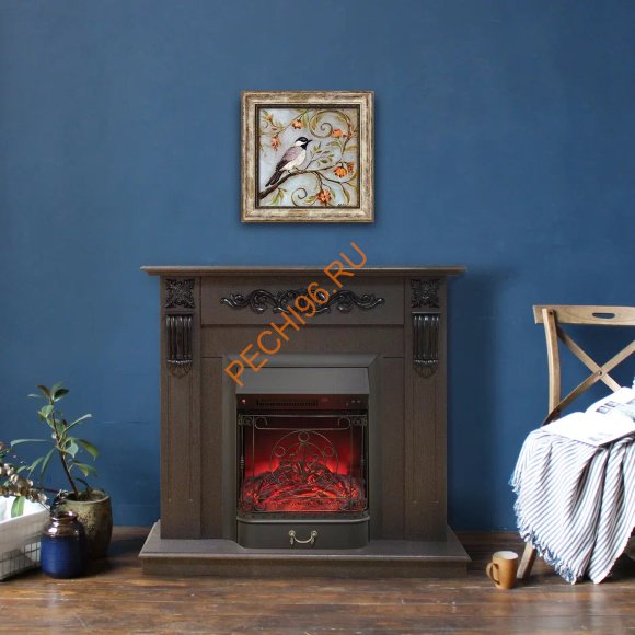 Электрокамин RealFlame Dominica с очагом Majestic Lux BL