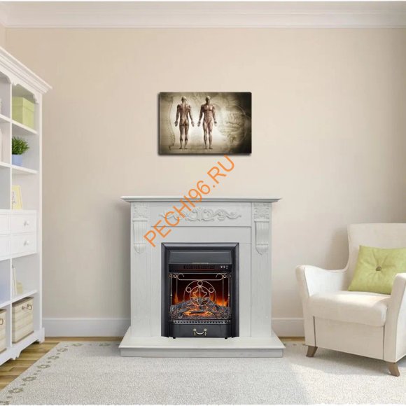Электрокамин RealFlame Dominica с очагом Majestic Lux BL