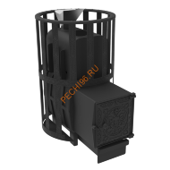 Печь банная Берёзка Воевода 15 ДТ-4 ЗК, сетка