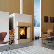 Дровяной камин Supra VERTIS D N.Marquina с топкой FV-51