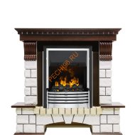 Электрокамин Dimplex Pierre Luxe с очагом Flagstaff темный дуб/ белый