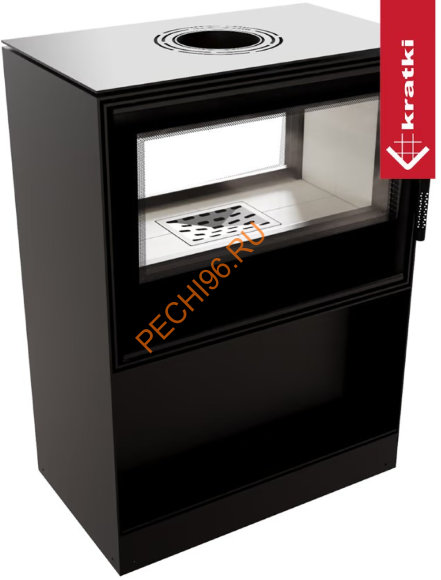 Печь-камин Kratki PRO KARI 80/W tunel