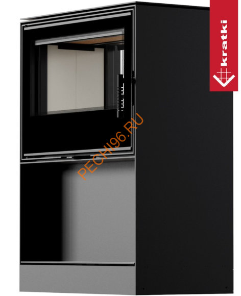 Печь-камин Kratki PRO KARI 80/W tunel