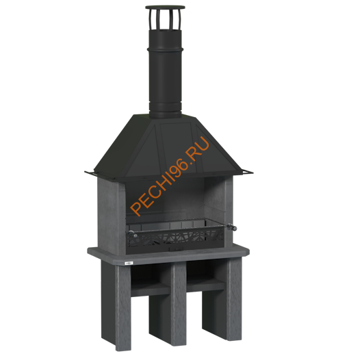 Печь-барбекю Царь-печь Графит