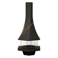 Камин Bordelet EOLIA 907, центральный со стеклом