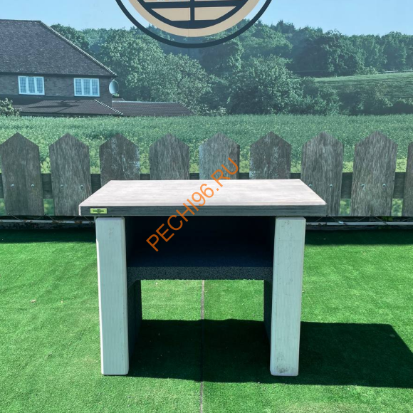 Стол разделочный Барбекю центр Боярин белый