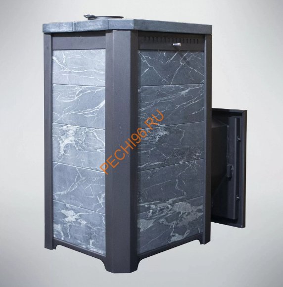 Печь банная Варвара Сказка, талькохлорит, сталь 6 мм