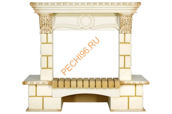 Портал Royal Flame Pierre Luxe шампань под очаг Dioramic 25 FX