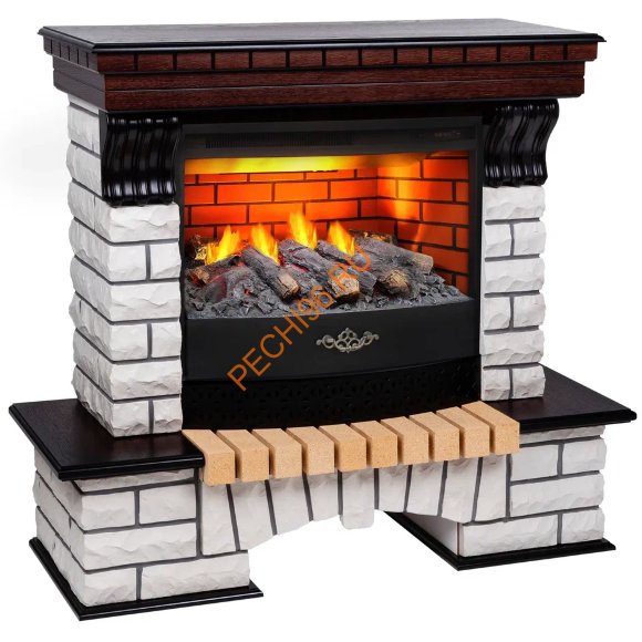 Электрокамин RealFlame Country 25/25,5 WT/AO с очагом 3D Firestar 25,5