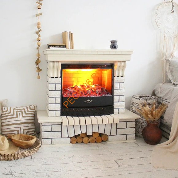 Электрокамин RealFlame Country 25/25,5 WT/AO с очагом 3D Firestar 25,5