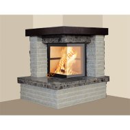 Дровяной камин EdilKamin ONICE DX corner с топкой SIDE 50x50 N