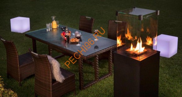 Камин уличный газовый Kratki PATIO/M/G31/37MBAR/Q/N/P/G