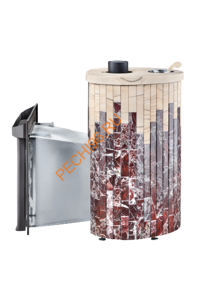 Печь банная Ферингер Оптима ПФ Россо Леванте+Окаменевшее дерево