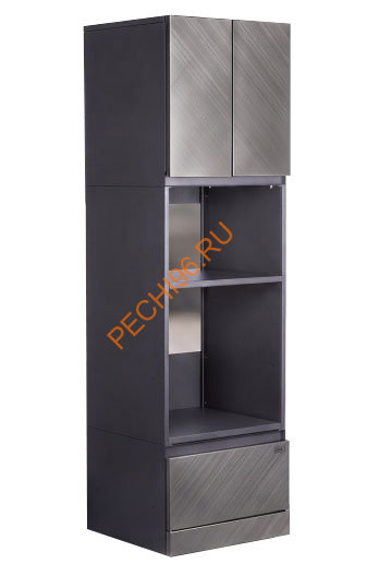 Шкаф-пенал 600 c нишей под духовую и микроволновую печи (HS-PL-P600C1) HELIOS SMART Premium Line Шкаф-пенал 600 c нишей под духовую и микроволновую печи (HS-PL-P600C1) HELIOS SMART Premium Line