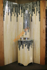 Фасад для банной печи Ферингер Жадеит+Окаменевшее дерево, м2