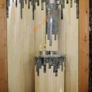 Фасад для банной печи Ферингер Жадеит+Окаменевшее дерево, м2