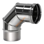 Отвод ВУЛКАН VHG 90°, нержавейка AISI 321, d 550 мм