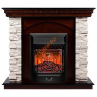 Электрокамин RealFlame Elford AO с очагом Majestic Lux BL