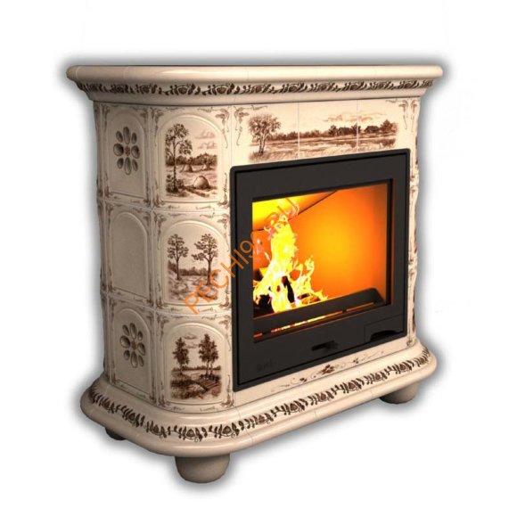 Печь-камин КимрПечь Прованс угловой Деревня