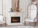 Электрокамин Electrolux EFP/P-3020LS с порталом Firelight Bianco 30, белый