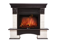 Электрокамин Electrolux EFP/P-2520LS с порталом Firelight Forte 25S, камень белый, венге
