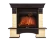 Электрокамин Electrolux Classic EFP/P-1020LS с порталом Firelight Forte Classic, камень бежевый, венге
