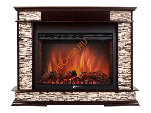 Электрокамин Electrolux EFP/P-3020LS с порталом Firelight Scala 30, сланец бурый