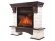 Электрокамин Electrolux Sphere Plus EFP/P-2720RLS с порталом Firelight Forte 25S, камень белый, темный дуб