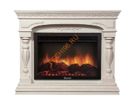 Электрокамин Electrolux Sphere Plus EFP/P-3320RLS с порталом Firelight Perfetto R 30, беленый дуб