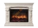 Электрокамин Electrolux Sphere Plus EFP/P-3320RLS с порталом Firelight Perfetto R 30, беленый дуб