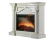 Электрокамин Electrolux EFP/P-3020LS с порталом Firelight Rome 30, беленый дуб