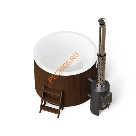 Купель композитная Polarspa COMFORT 160 HOT термобереза темная