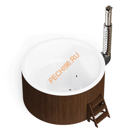 Купель композитная Polarspa ELITE 220 термососна темная